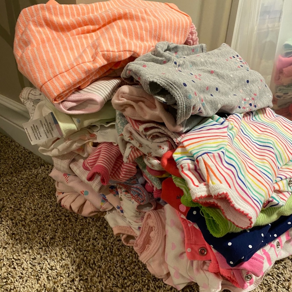 Infant Girls Footed Pjs